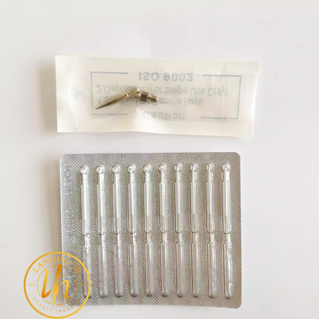 Accessories for White Spot Removal Pen Needles: Thick and Fine Needles, Universal German Spot Removal Device Needle Caps, Disposable Acupuncture Needles