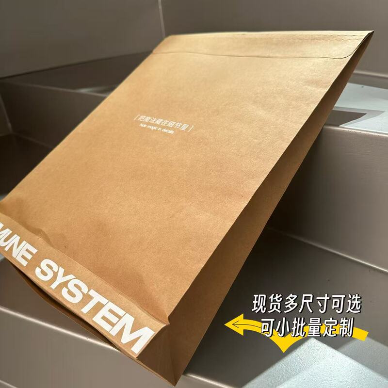 Eco-Friendly Kraft Paper In-Stock Tear-Open Courier Bags Short-Sleeve Shirt Sweatshirt Jeans Packing Bags Garment Inner Bags Eco-Friendly Kraft Paper In-Stock Tear-Open Courier Bags Short-Sleeve Shirt Sweatshirt Jeans Packing Bags Garment Inner Bags