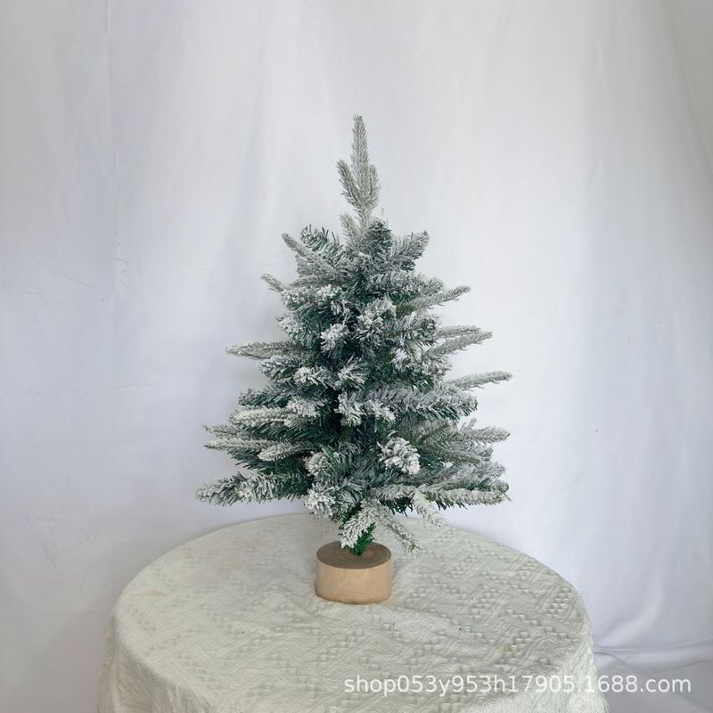 メーカー直販現物落雪植毛pe混合クリスマスツリーミニ小型木飾りテーブル飾り物|undefined