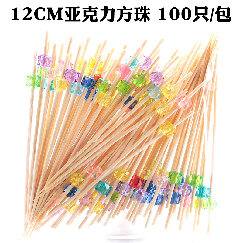 Fruit stick desechable flor stick