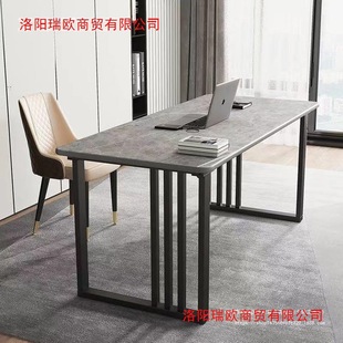 Slate Computer Study Table Office Simple and Elegant Balcony Desk Slate Desk Desktop Table Live Broadcast Table Purification