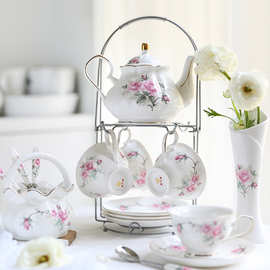 E0PB批发欧式茶具套装咖啡杯现代西式红茶茶杯轻奢家用陶瓷法式下