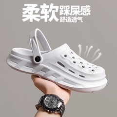 Shuangfu 靴新しい下駄メンズサンダルメンズサンダルスリッパメンズアウタービーチシューズサンダル男子学生スリッパ女性