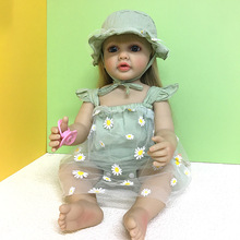 智能对话仿真娃娃搪胶公仔玩具55厘米重生婴儿玩偶女孩生日礼物