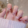 Nail stickers, removable fake nails for nails, 24 pieces, ready-made product, internet celebrity