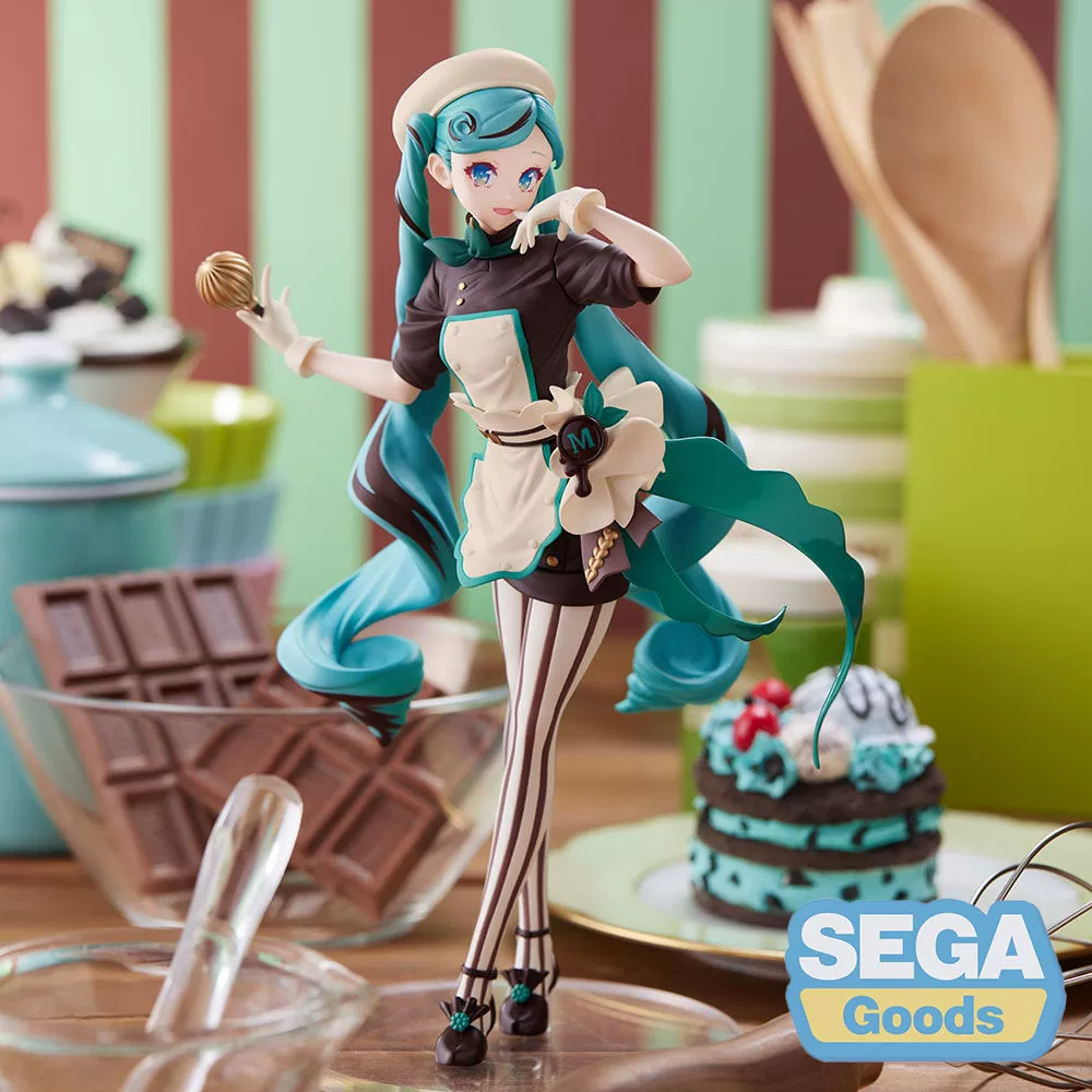 Фигурка (TAITO) Hatsune Miku 16th anniversary длинноволосая принцесса, предкрашеная ≈18 см