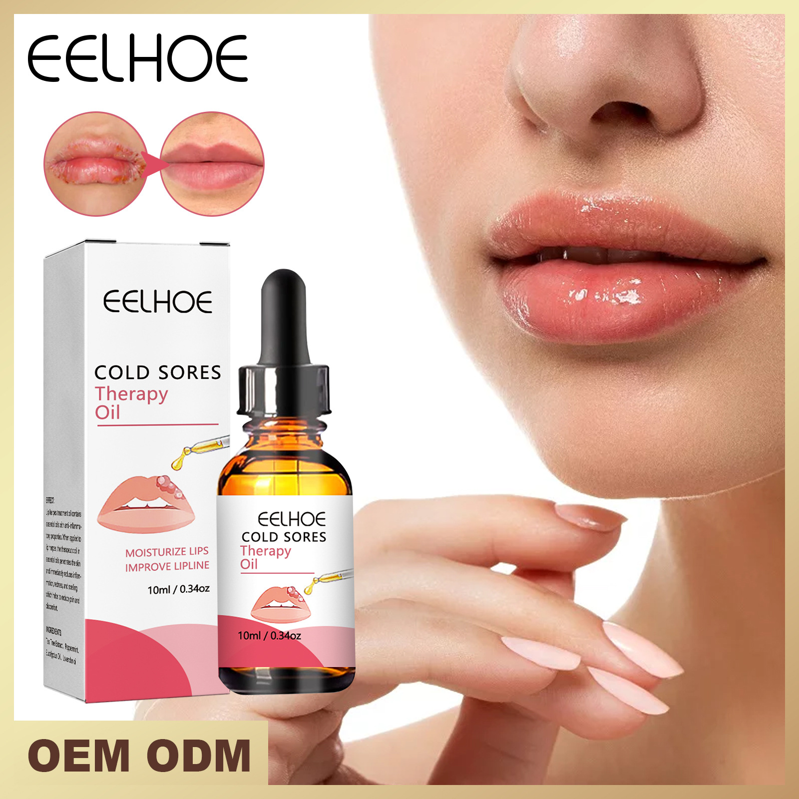 Óleo de tratamento labial hidratante para lábios secos_voghion.com