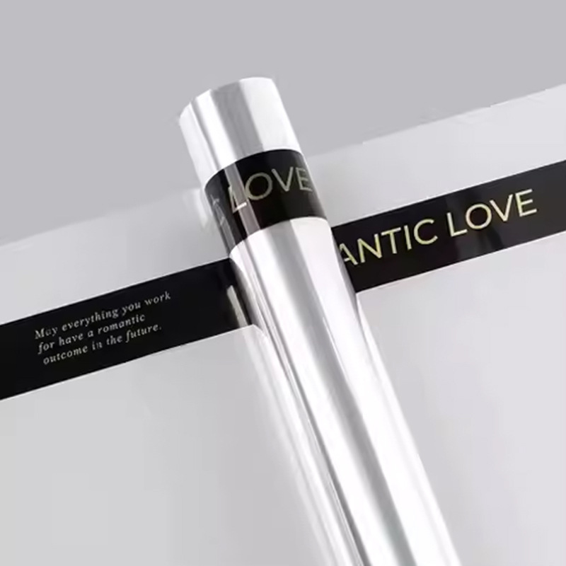 Flor sombra impermeable papel de embalaje de flores ramo de fondo forraje película OPP envoltura de celofán transparente floristería Día de San Valentín