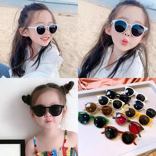 Trendy Street Style Catwalk Glasses Children's Sunglasses Jelly Color Trendy Personalized Sunglasses Beach Glasses Manufacturer Delivers