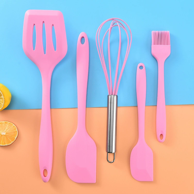 Силиконовая кухонная посуда, набор, скребок, 5 предметов, полный набор