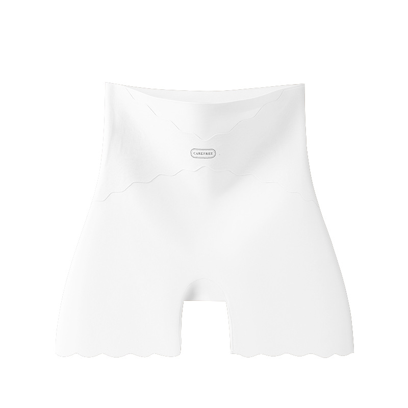 Pantalones de seguridad para niñas antideslumbrantes nuevo estilo de seda de hielo sin costuras abdominales dos en uno abdominales bóxer pantalones de seguridad para mujer