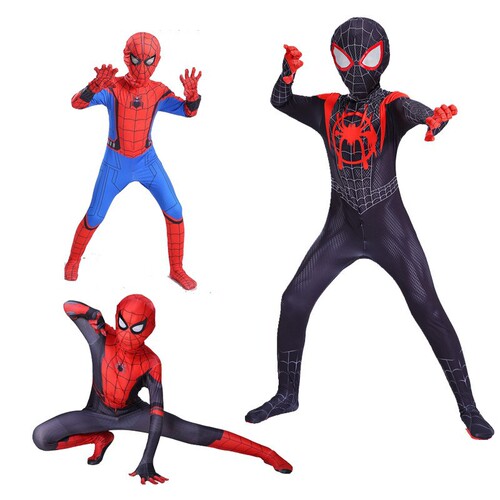Halloween Hero Expedition Venom Iron Miles Children's Spandex Suit Superhero Iron Bodysuit Clothing 