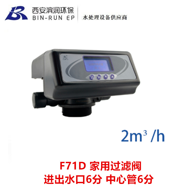 润新2吨家用自动过滤阀 52502 F71D F71D1 进出水口6分 中心管6分
