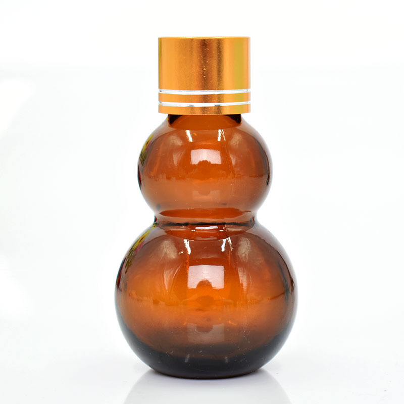 按摩精油瓶20ml双葫芦乳液玻璃瓶30ml精华滚珠瓶分装瓶滚珠设计|undefined