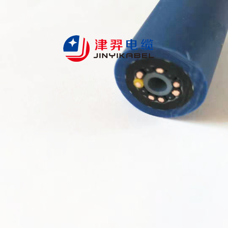 Gas-electric combination cable PUR polyurethane Cable 6/8mm air pipe +2/3 Core Power Supply + safety rope tensile