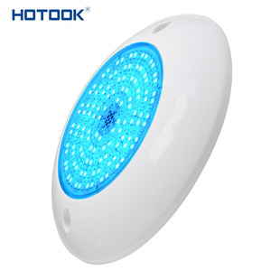Cross-border hot RGB wall-mounted colorful remote control underwater light IP68 waterproof 15W Mini LED Pool Light