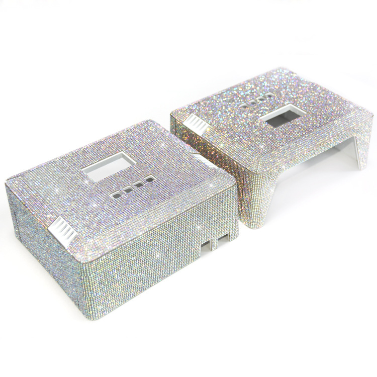 跨境热销新款水钻大功率美甲灯镶钻外壳美甲机uv胶速干光疗灯烤灯