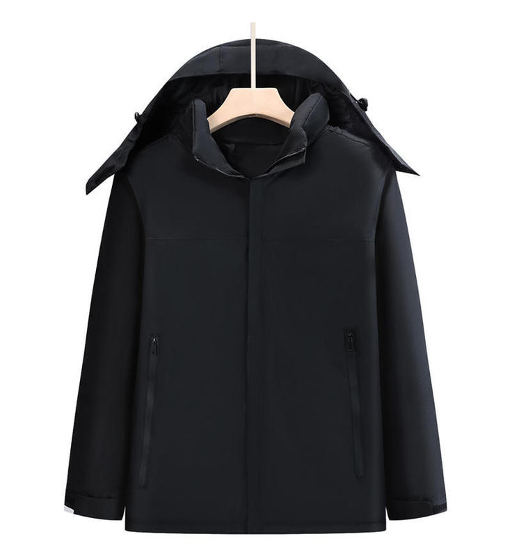 户外一体羽绒棉拼色冲锋衣定制广告衫工作服防风防水外套登山服|undefined