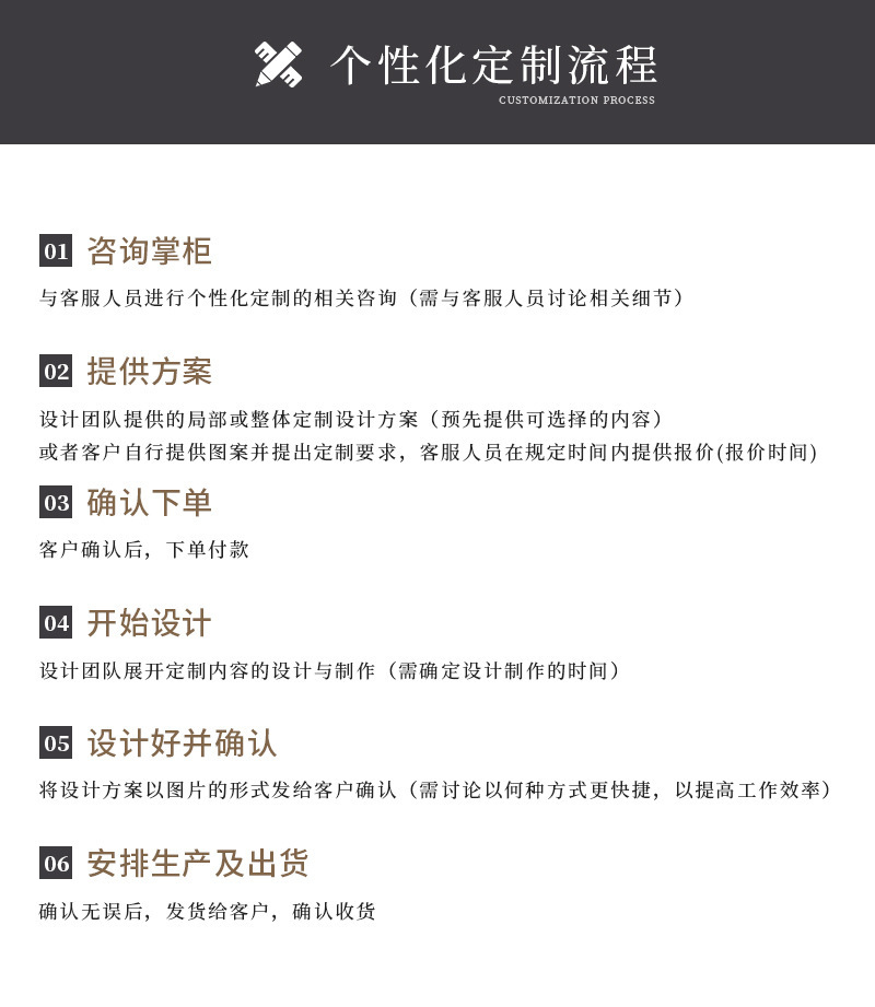 个性定制