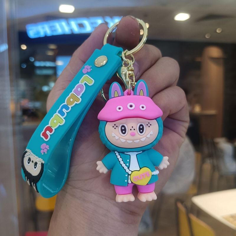 クリエイティブホットスタイルラブブキーホルダー漫画リトルシープペンダントおもちゃベビーグラバーかわいいキーチェーンリング卸売|undefined