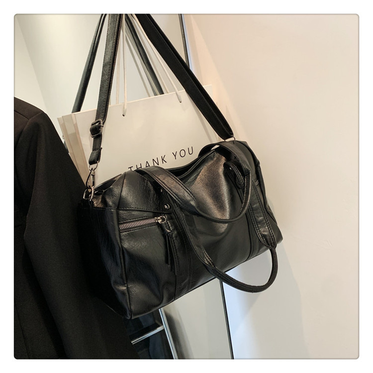 European and American cross-border fashion women's bag 2024 Spring new women's handbag, single-shoulder crossbody bag, simple tote bag undefined