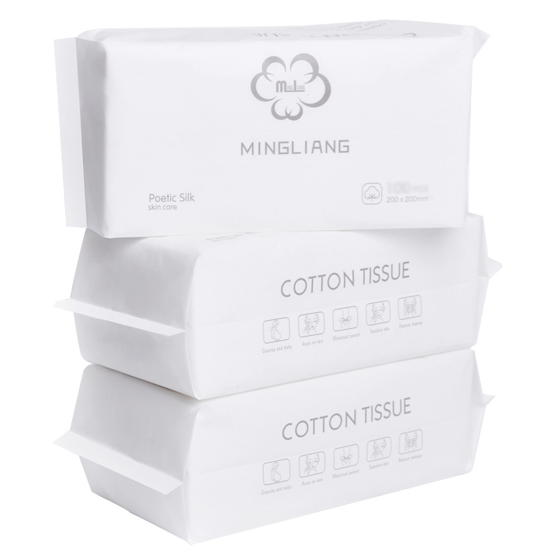 Suministro directo de fábrica [toalla facial extra gruesa de alta gama] toalla facial desechable toalla suave de algodón removedor de maquillaje toalla facial de belleza de algodón