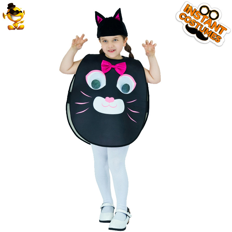 De los niños del gatito lindo rendimiento traje de Halloween de calabaza de Los Niños juego de rol cosplay traje del partido image 7