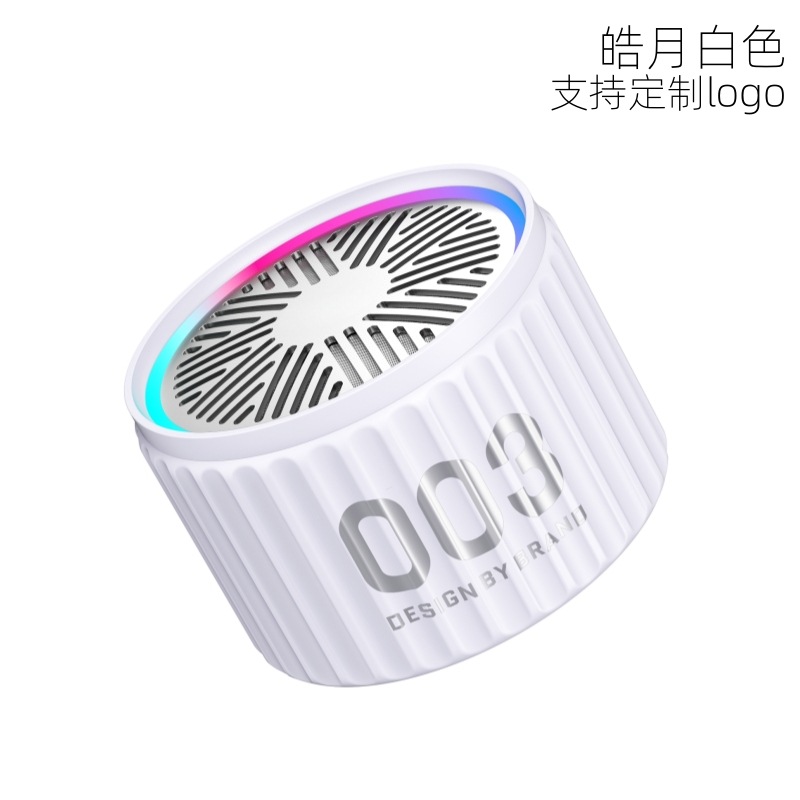 Transfronterizo nuevo metal mini altavoz Bluetooth portátil regalo subwoofer de alta calidad tarjeta de sonido Bluetooth audio