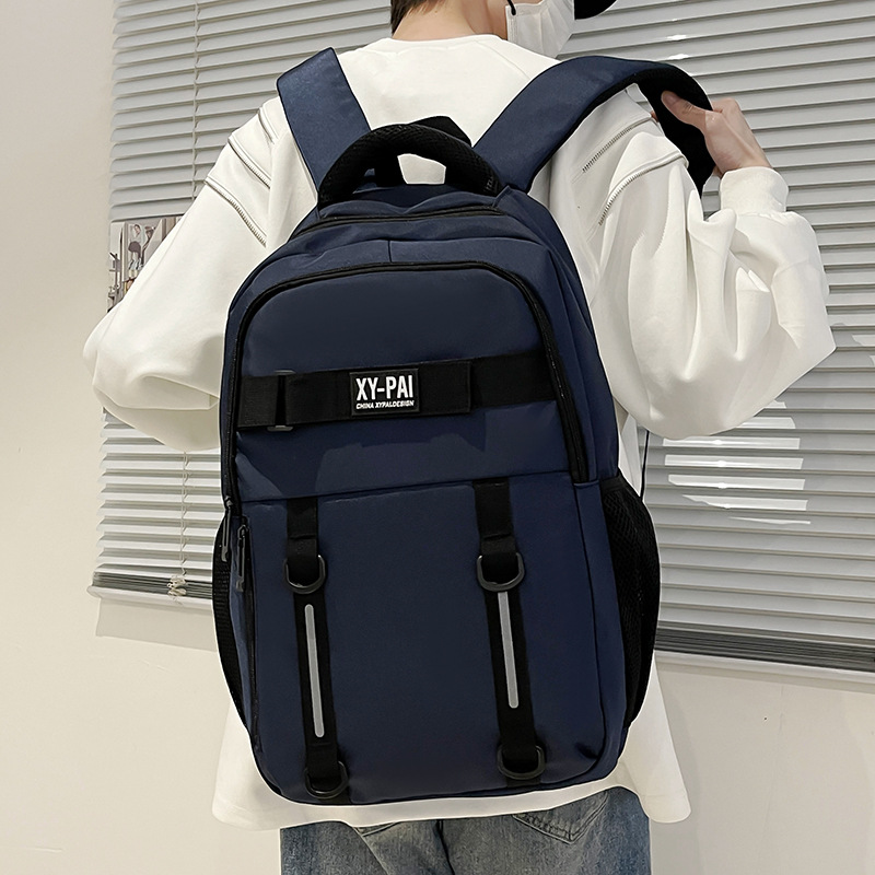 2024 bolso de hombro nuevo simple bolso de computadora de moda moda casual salvaje estudiante universitario mochila de gran capacidad