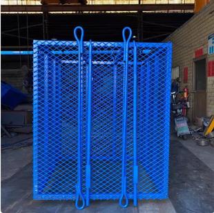 加气砖吊笼 钢筋吊笼建筑工地载人吊笼 高空作业吊笼-阿里巴巴