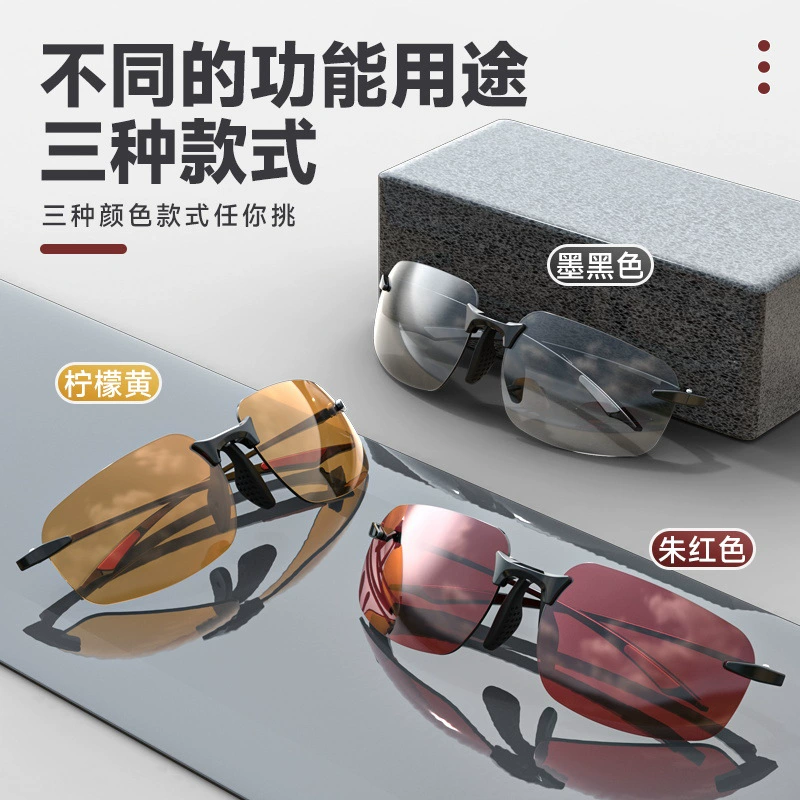 野营者 Polarized mirror fishing glasses are super light and clear.