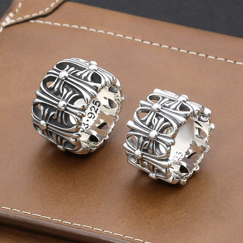 Men's retro ring hip-hop style