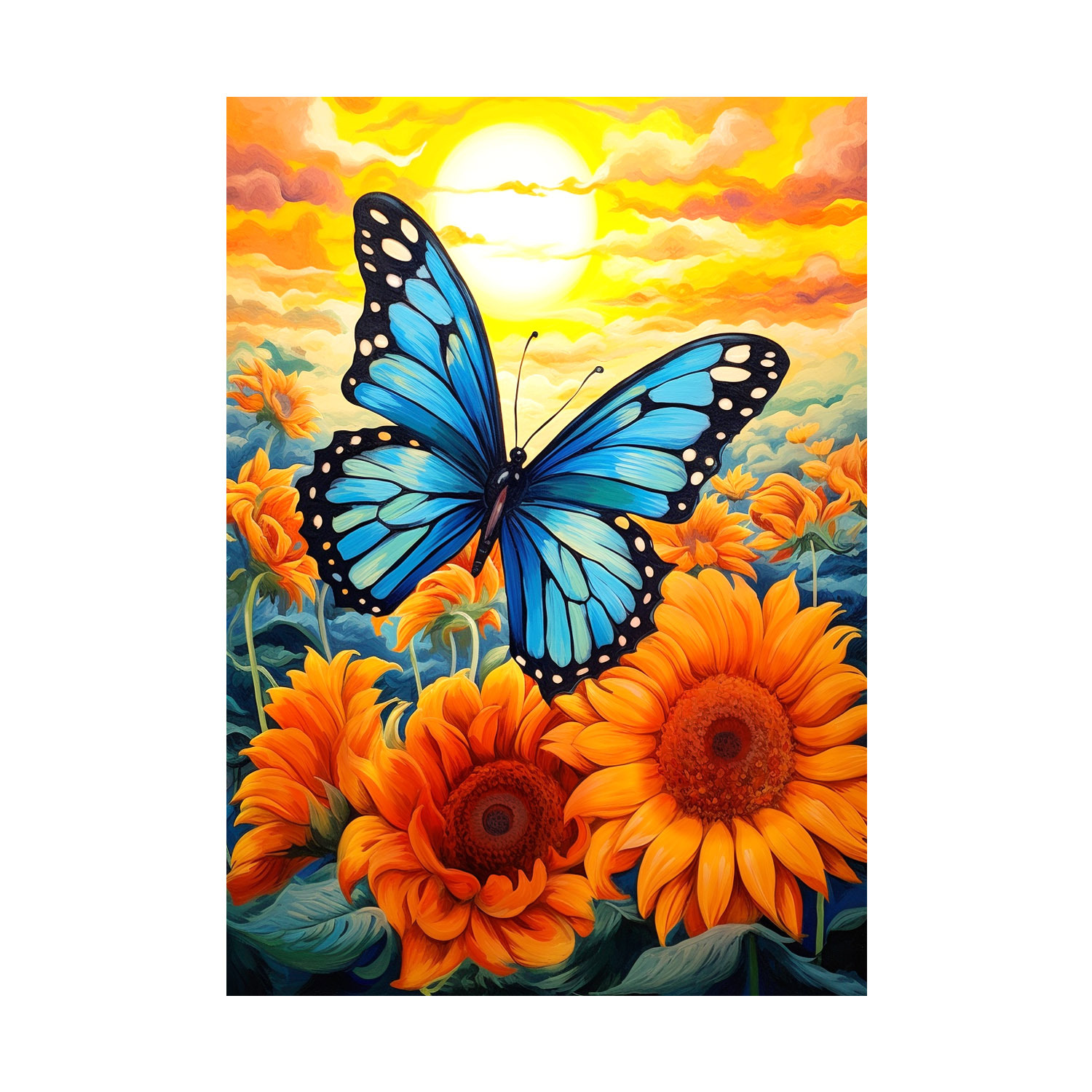 Monalisa Royal Cruz puntada mariposa nueva mariposa simple hermosa sala de estar decoración pequeño bordado hilo hecho a mano image 6