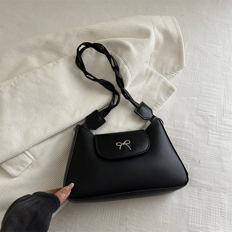 Borsa a tracolla donna elegante con fiocco modello alla moda_voghion.com