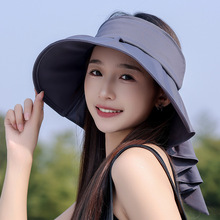 2024夏天超强防紫外线太阳帽防晒空顶帽高级感时尚防紫外线太阳帽