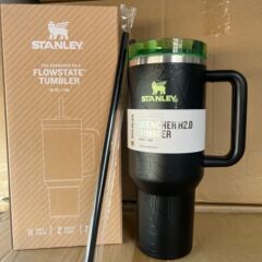 跨境亚马逊40oz大容量保温杯双层不锈钢冰霸吸管杯STANLEY汽车杯