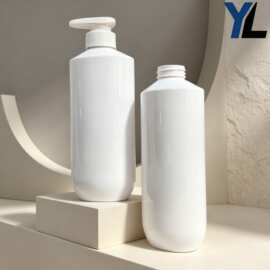 500ml PET 按压泵乳液瓶 洗发水沐浴露空瓶 洗护分装瓶 化妆品包