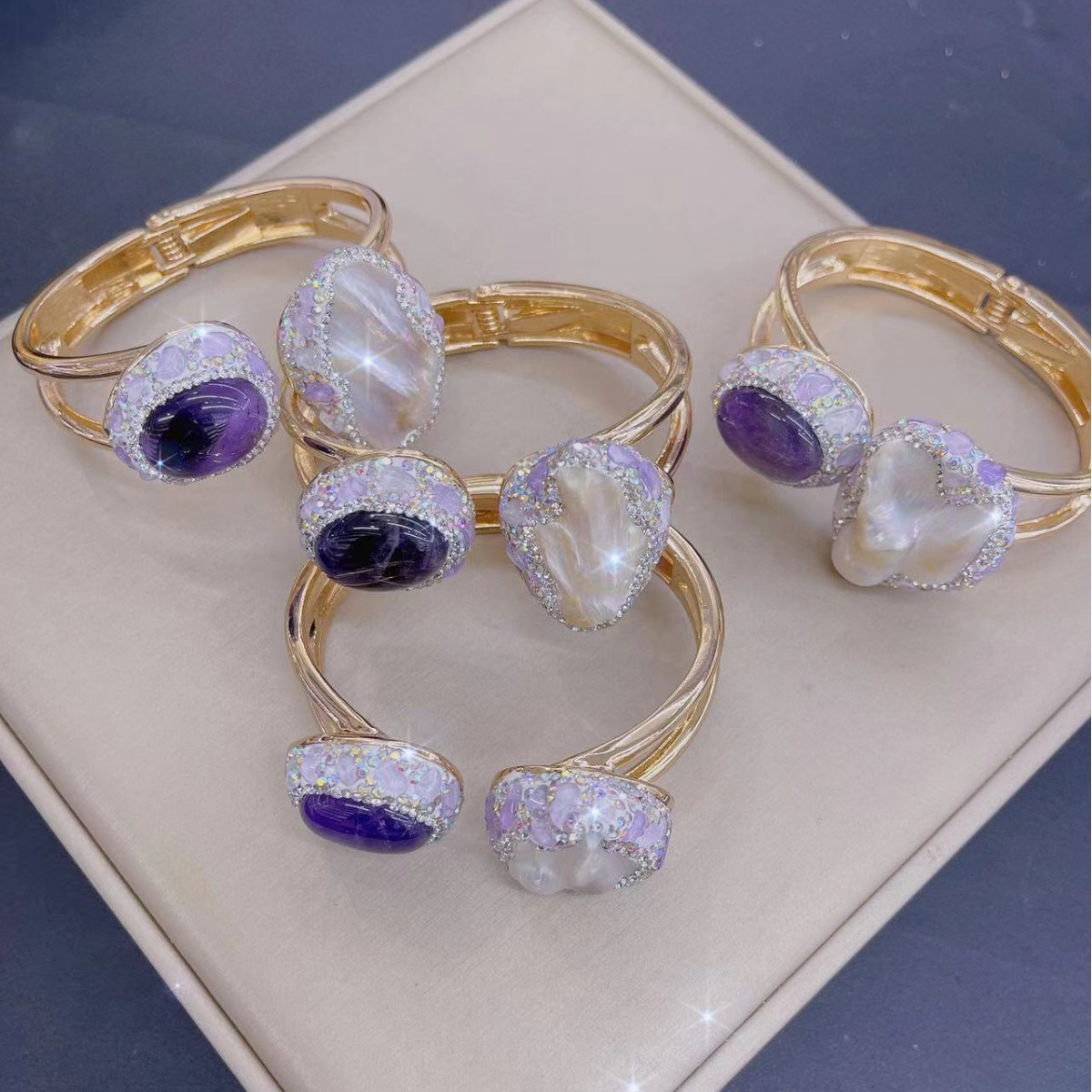organic bracelet pearl