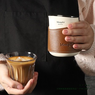 Latte Art Cylinder Coffee Latte Art Cup Professional Milk Cylinder Pointed Mouth Stainless Steel Milk Frother Cup Milk Frother No