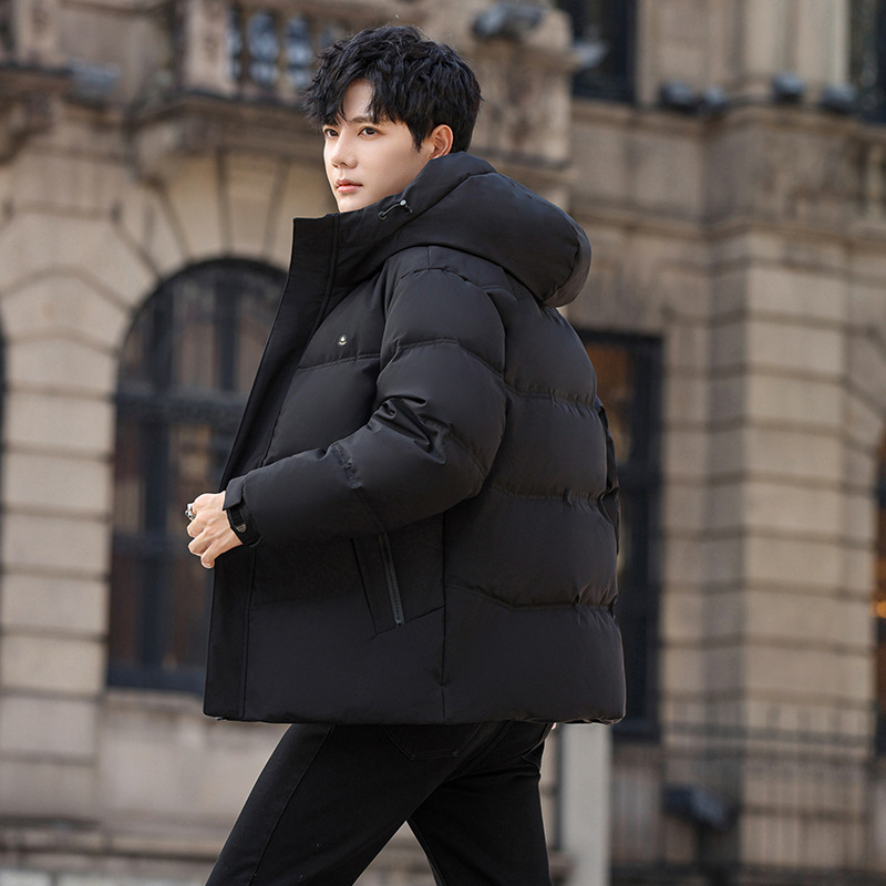 2025 Factory Direct Sale 885 Short Goose down Hooded Men's Jacket down Coat Price Controlled at 388 Yuan