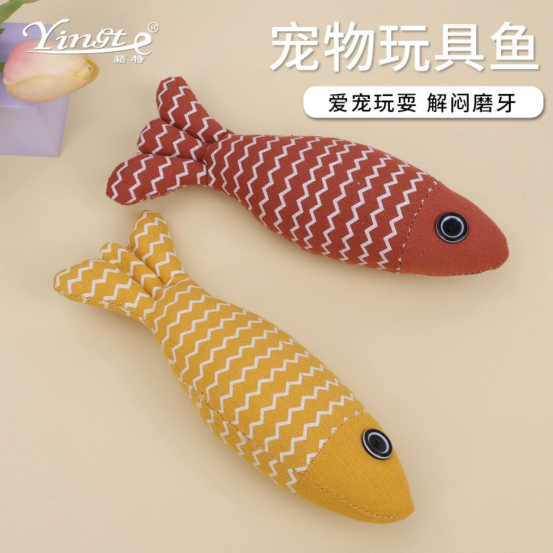 Товары для домашних животных Игрушка Рыба кошачья мята имитация рыбы забавная игрушка для кошек кошка подушка Коренная плюшевая игрушка