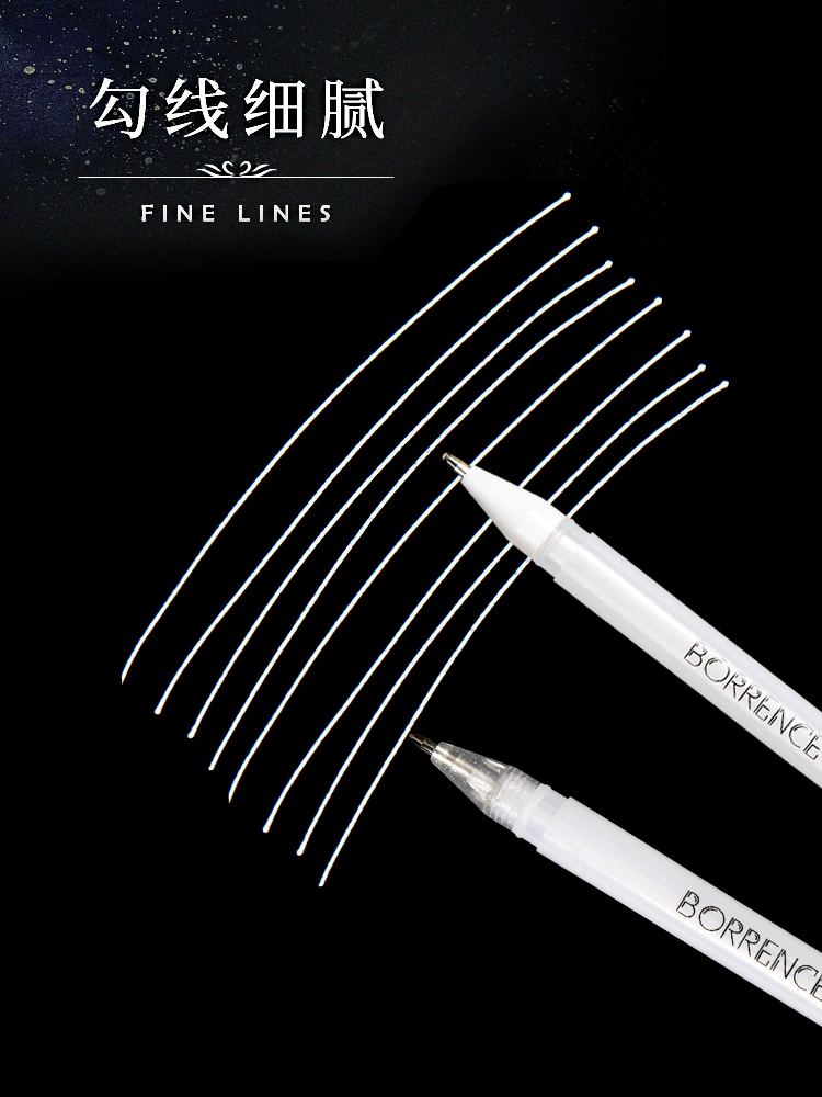 Highlighter, art white golden brush