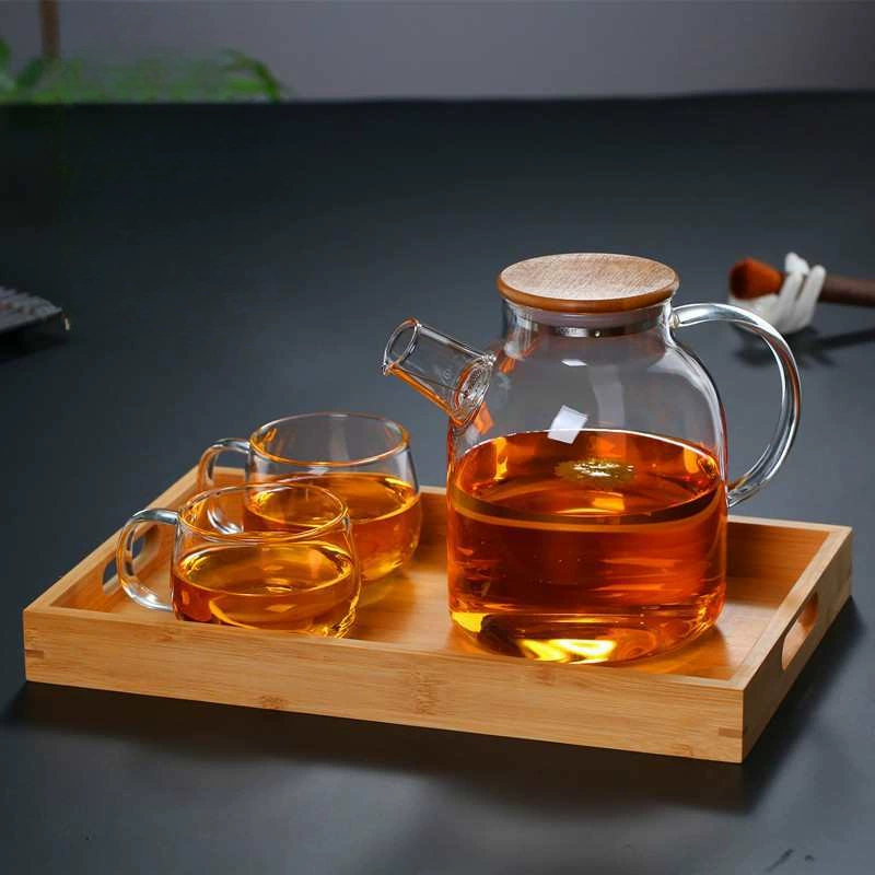 Glass teapot, explosion-proof capacious tea