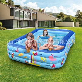 户外充气床;水上充气床;游泳池