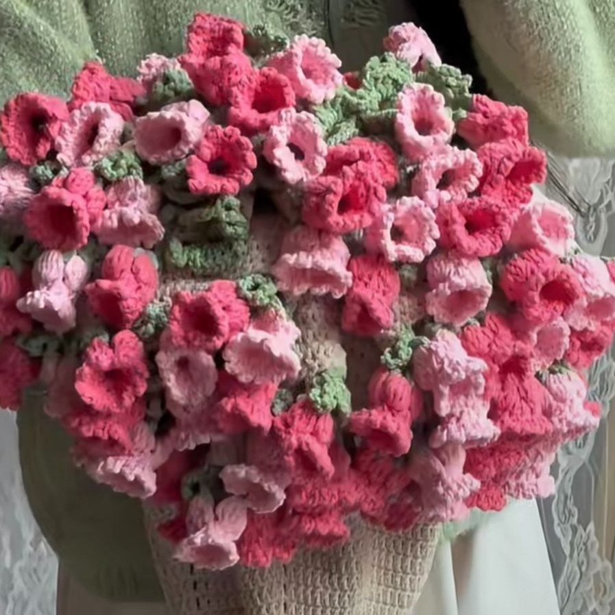 투톤 다크 핑크-은방울꽃 라이트 카드 베이스