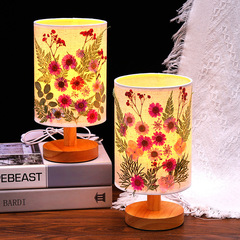Dried Flower Lamp DIY Craft Pressed Flower Materials Mother's Day Gift Bedside Lamp Creative Activity Warm-up Team Building