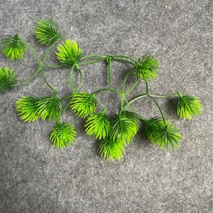 Simulation green plant accessories pine needle aquatic plant accessories design decoration background decoration green plant aquatic plant wholesale