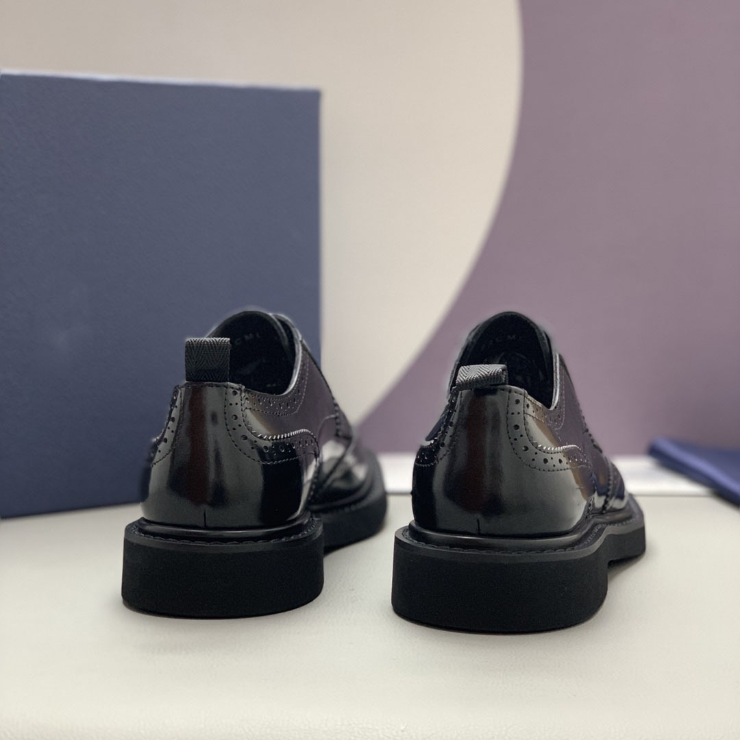 Herren Freizeitschuhe Aus Echtleder Formelle Lederschuhe_voghion.com