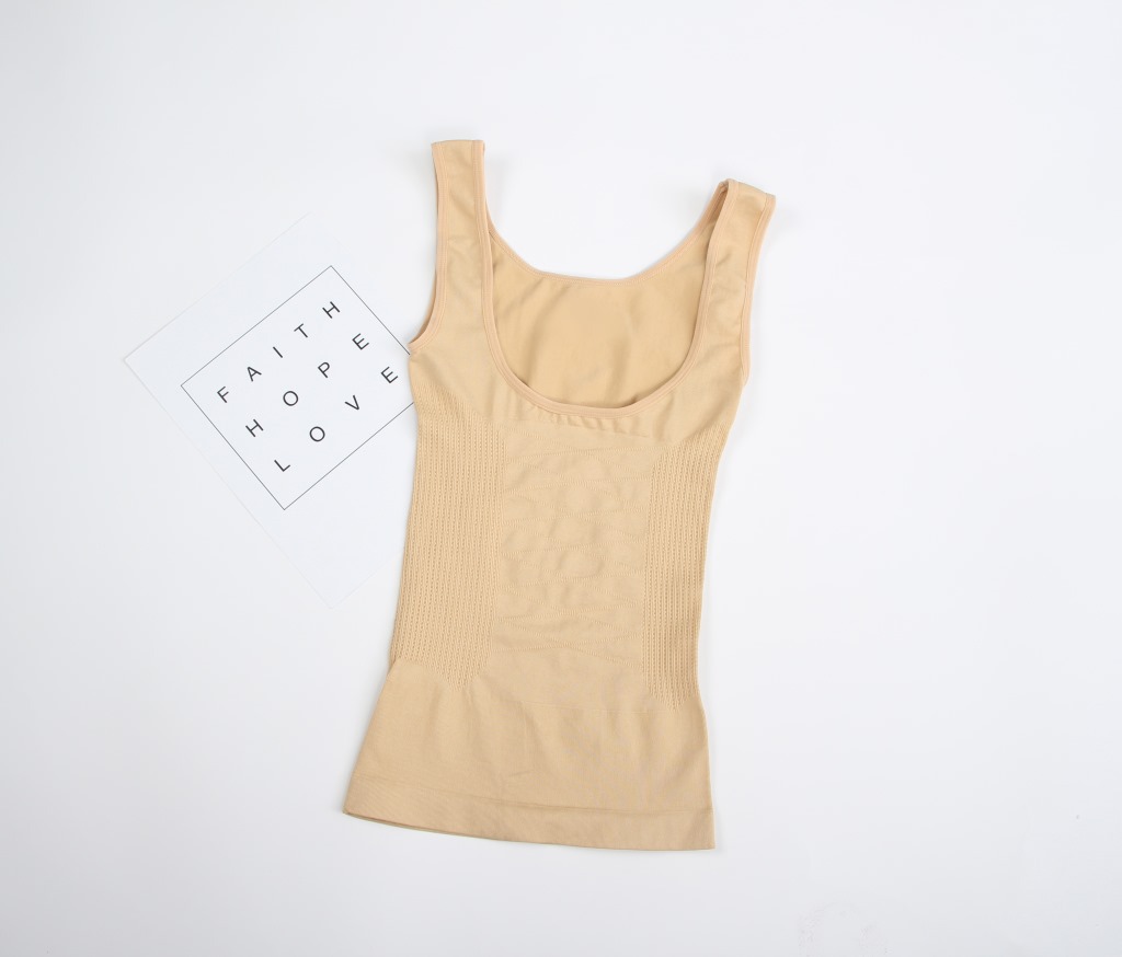 Manufacturer's seamless body shaping vest for women's postpartum body shaping, reinforced U-shaped bodysuit