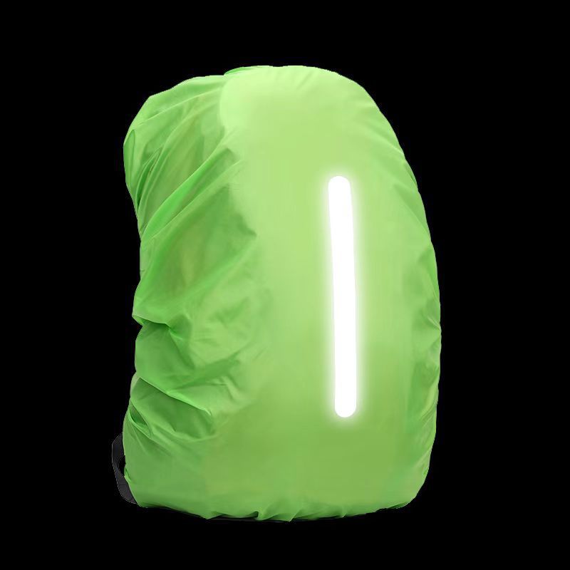 Mochila de montaña al aire libre cubierta a prueba de lluvia mochila de hombro universal cubierta a prueba de lluvia cubierta a prueba de polvo mochila escolar cubierta a prueba de agua logotipo de impresión reflectante